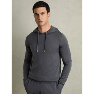 REISS HOLLAND Merino Wool Hoodie